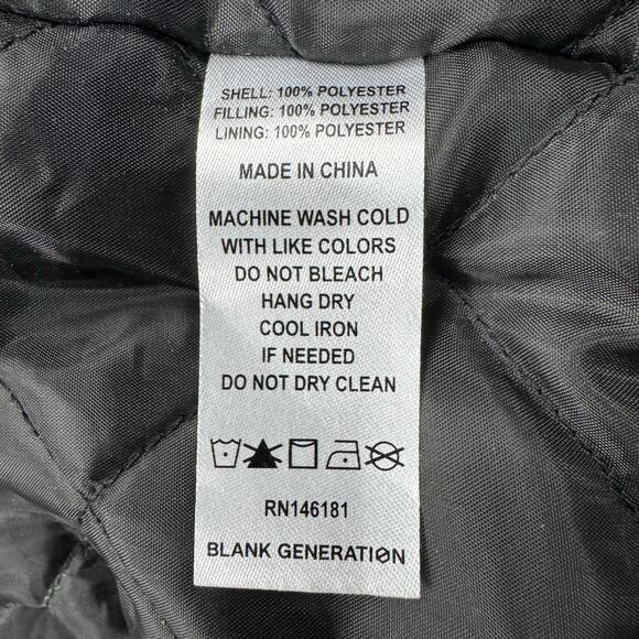 FELIX THE CAT x Universal Studios Bomber Jacket Adult Sz Small Black White EUC - Picture 7 of 14